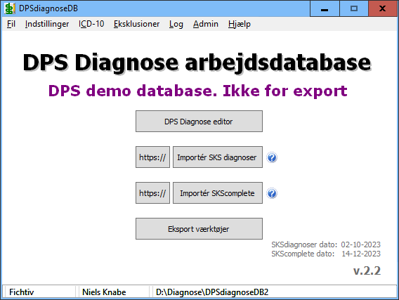 DPSdiagnoseDBmainDemo