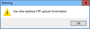 ErrorNoFTPconnection