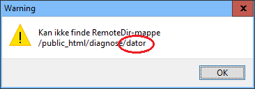 ErrorRemoteDirSub