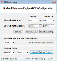 Borland database engine 5.0