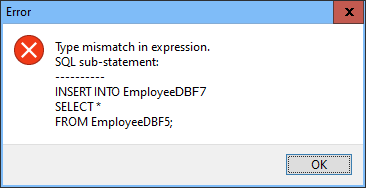 dBASE5-7-transfer-issue