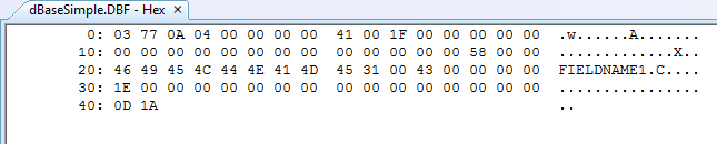 dBaseSimpleEmpty