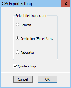 ExportSelection