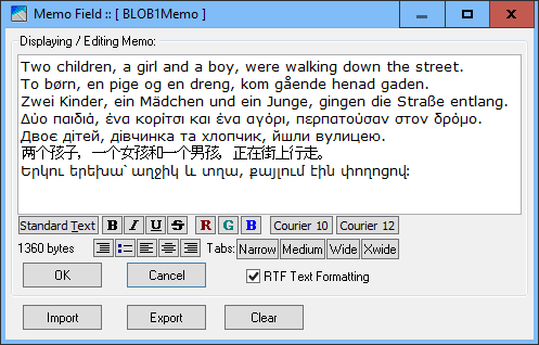 Memo-RTF-Unicode