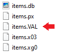 VAL-file